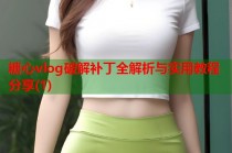 糖心vlog破解补丁全解析与实用教程分享(1)