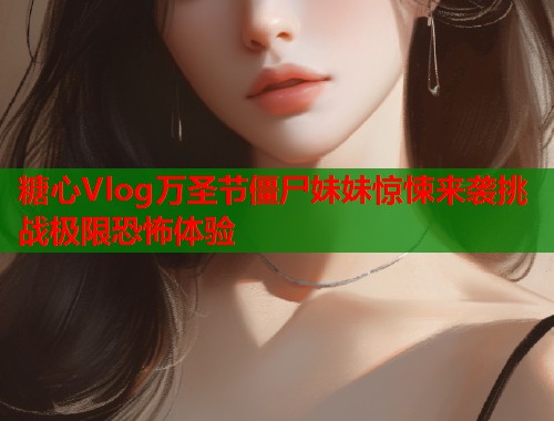 糖心Vlog万圣节僵尸妹妹惊悚来袭挑战极限恐怖体验  第1张